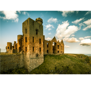 Tapisserie irlande forteresse en pierre historique - TenStickers