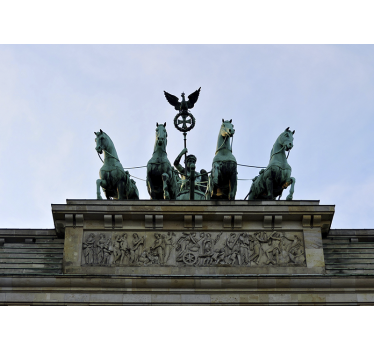 Tapisserie berlin statue de la porte de brandebourg - TenStickers