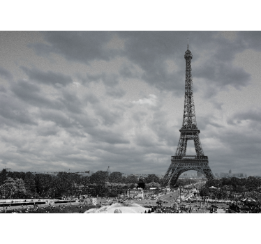 Tapisserie paris vues de la tour eiffel - TenStickers