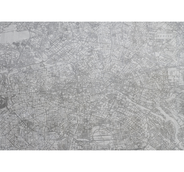 Tapisserie berlin carte détaillée de berlin - TenStickers