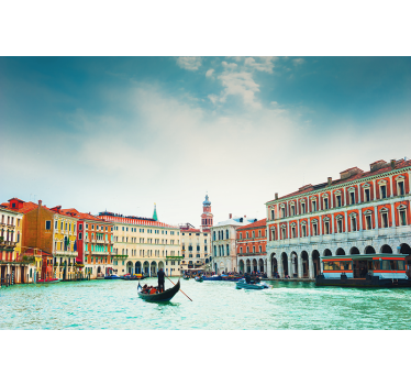 Tapisserie villes et pays perspective des canaux de venise - TenStickers