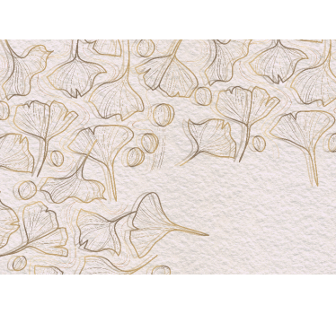 Papier peint panoramique ginkgos - TenStickers