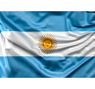Tapisserie murale villes et de pays drapeau argentin - TenStickers