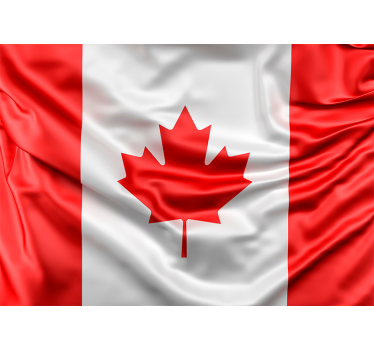 Tapisserie autres villes et de pays drapeau canadien - TenStickers