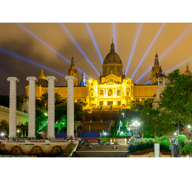 Tapisserie villes et pays veilleuses de barcelone - TenStickers