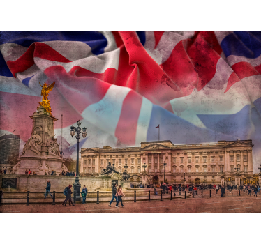 Tapisserie londres résumé de buckingham - TenStickers