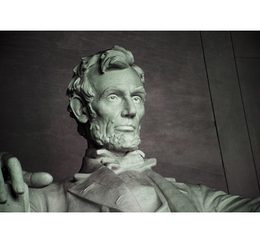 Tapisserie new york gros plan du monument lincoln - TenStickers