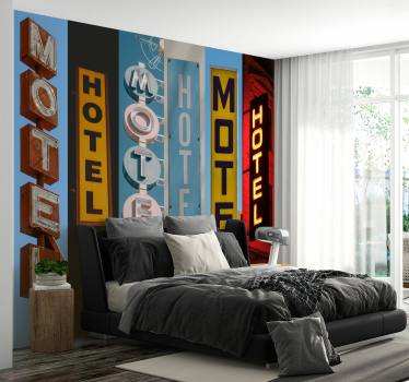 Papier peint mural photos panneaux d'hôtels - TenStickers