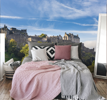Tapisserie autres villes et de pays château d'Édimbourg - TenStickers