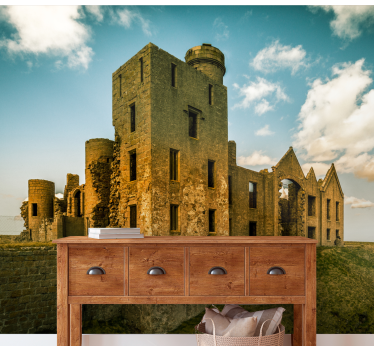 Tapisserie irlande forteresse en pierre historique - TenStickers