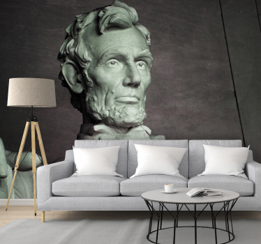 Tapisserie new york gros plan du monument lincoln - TenStickers