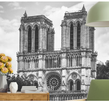 Tapisserie paris cathédrale notre dame - TenStickers