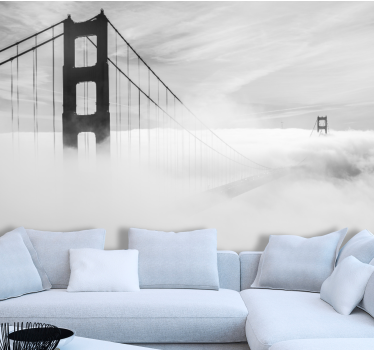 Tapisserie villes et pays extension du golden gate - TenStickers