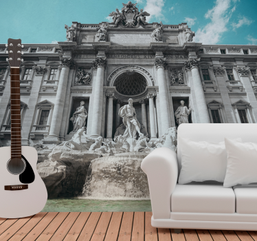 Tapisserie villes et pays fontaine de trevi - TenStickers