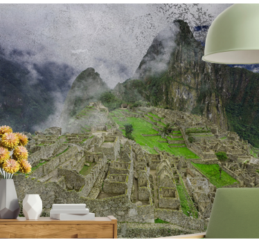 Tapisserie villes et pays machu picchu ruines - TenStickers