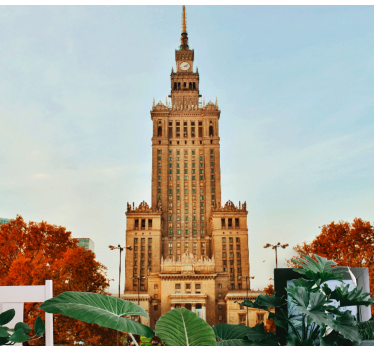Tapisserie villes et pays palais de la culture - TenStickers