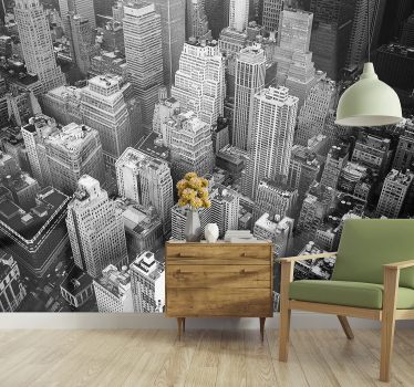 Tapisserie villes et pays paysage urbain - TenStickers