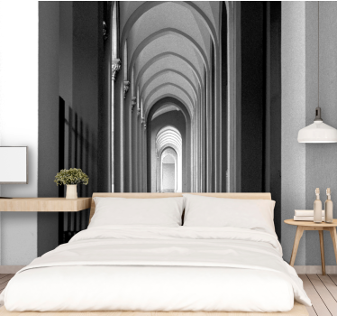 Tapisserie villes et pays perspective d'arc architectural - TenStickers