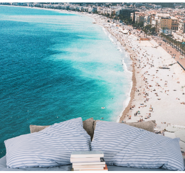 Tapisserie villes et pays plage paradisiaque française - TenStickers