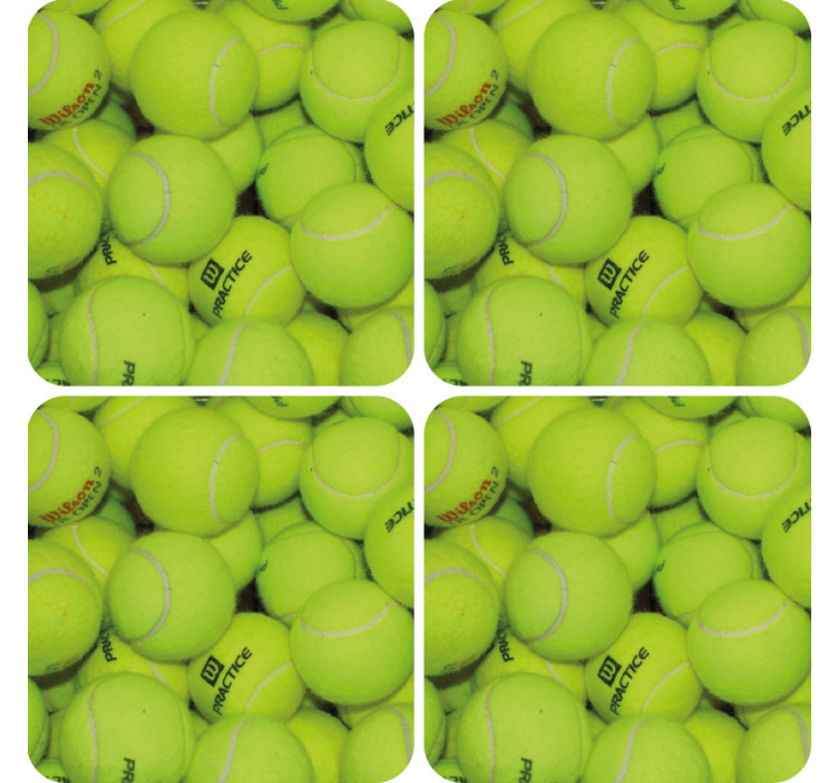 dessous de verre moderne Balle de tennis - TenStickers