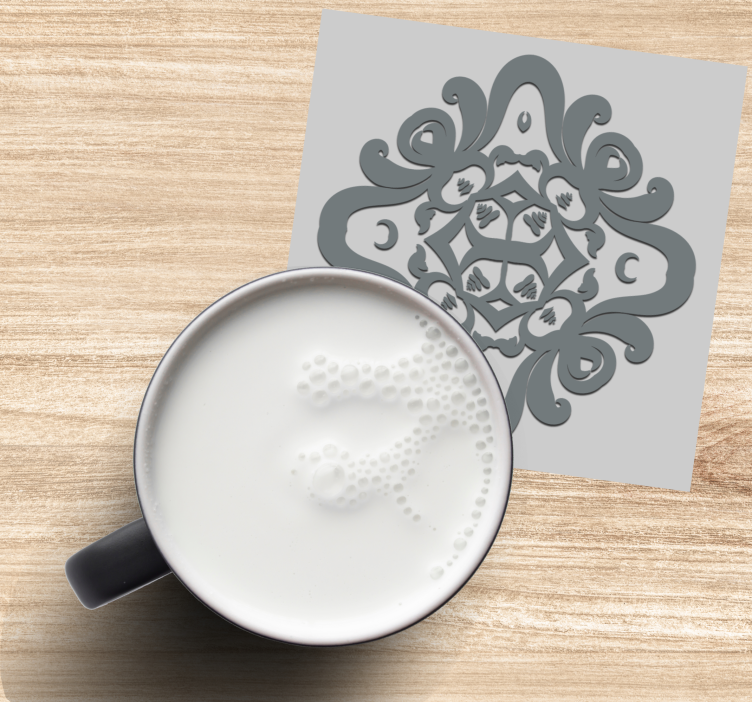 Sous verre motif à motif complexe - TenStickers