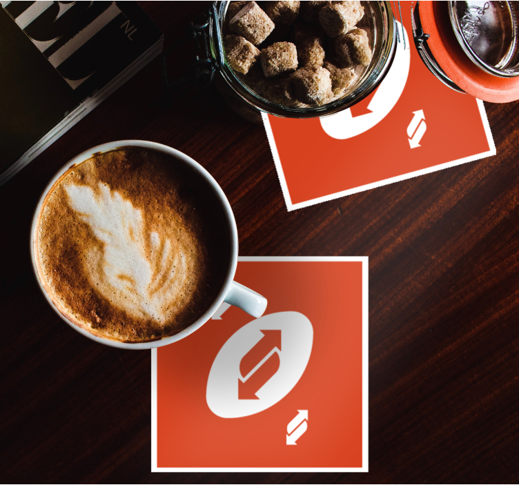 Sous verre vintage symbole flèche circulaire - TenStickers