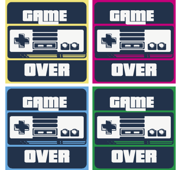 Sous-verre jeu Game over - TenStickers