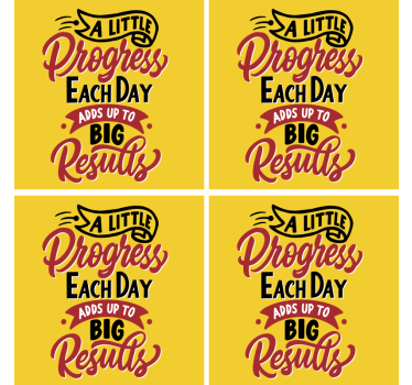 Sous verre citation art de phrase motivante - TenStickers