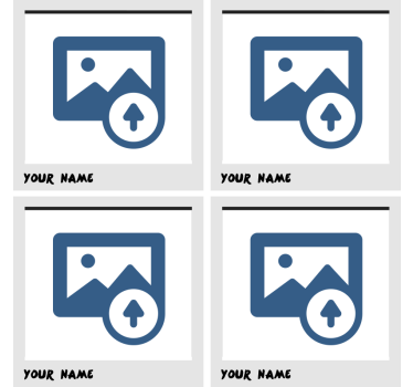 Sous verre personnalisable support photo personnalisé - TenStickers