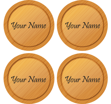 Sous verre Texture effet bois et personnalisable - TenStickers