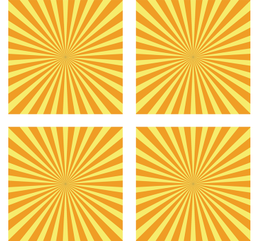 Sous verre motif Éclatant de soleil - TenStickers