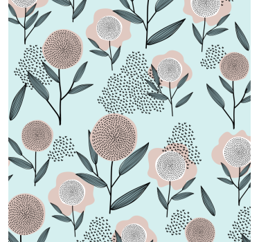 Sous verre art floral élégant - TenStickers