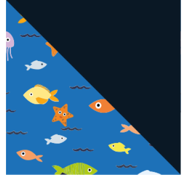Sous verre moderne scène sous-marine colorée - TenStickers