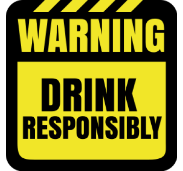 Sous verre bière rappel de prudence boisson - TenStickers
