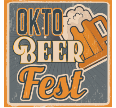 Sous verre bière oktoberfest célébration de la bière - TenStickers