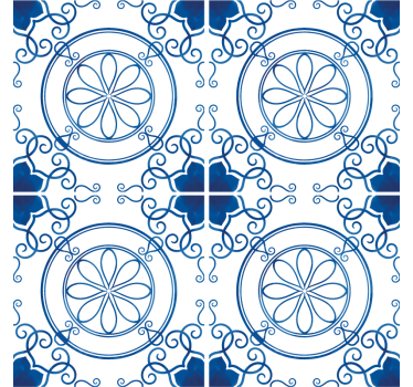 Sous verre motifs floraux délicats - TenStickers