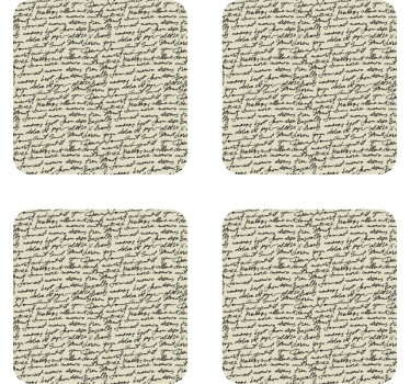 Sous verre citation motifs script élégants - TenStickers