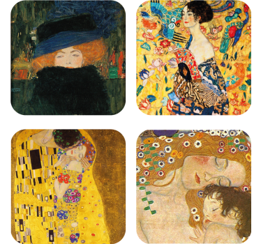 Sous verre vintage portraits d'art classiques - TenStickers