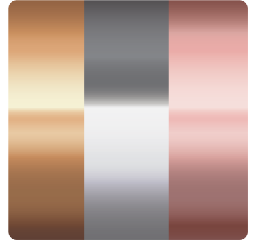 Sous verre rayures dégradées métalliques - TenStickers