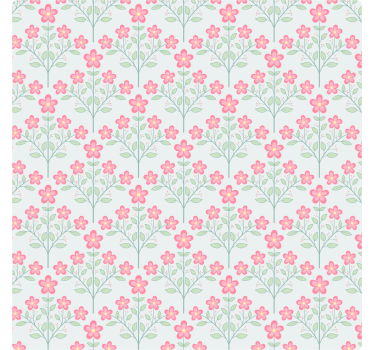 Sous verre motif floral pastel - TenStickers