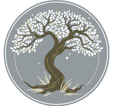 Sous verre silhouette d'arbre élégante - TenStickers