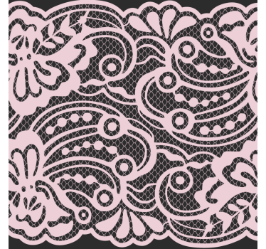 Sous verre moderne motif dentelle élégant - TenStickers