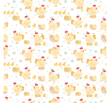 Sous verre bière motif poules ludiques - TenStickers