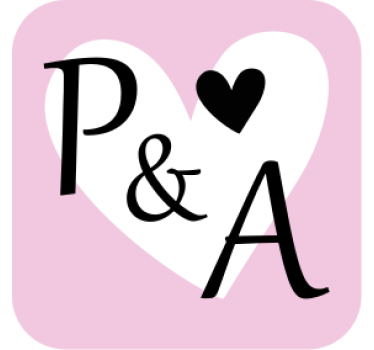 Sous verre mariage initiales motif cœur - TenStickers