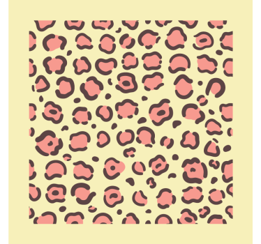 Sous verre moderne motif tache de léopard - TenStickers