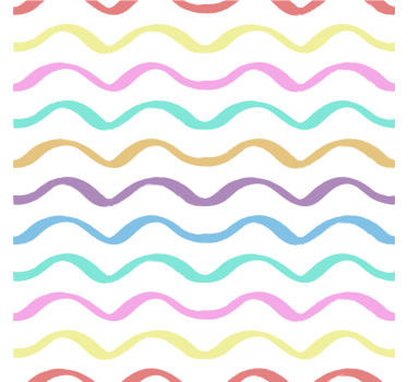 Sous verre motif ondulé vibrant - TenStickers