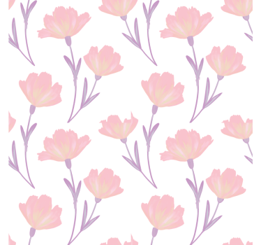 Sous verre imprimé à motif floral - TenStickers