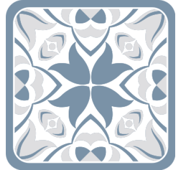 Sous verre concept floral Élégant - TenStickers