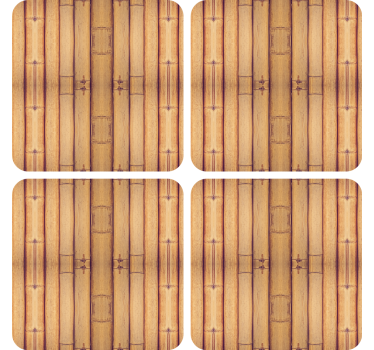 Sous verre surface texturée en bambou - TenStickers