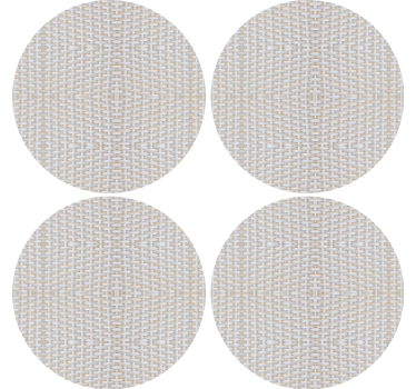 Sous verre tapis de surface circulaire texturé - TenStickers